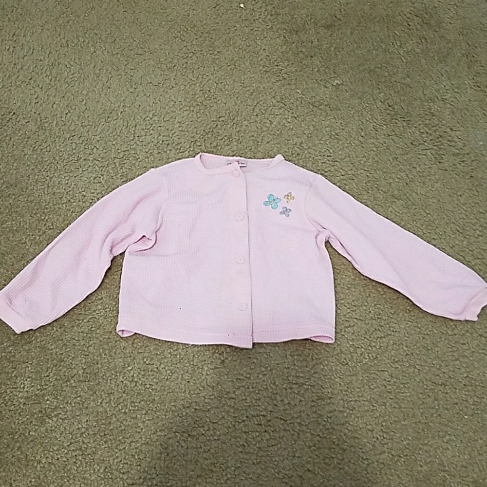 Pink cardigan